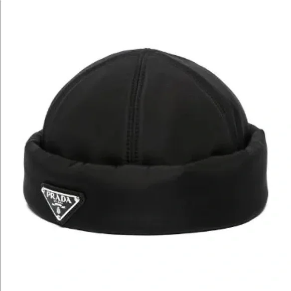 Prada | Accessories | Logoplaque Padded Beanie | Poshmark display picture 3
